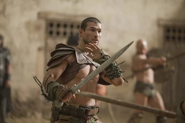 Spartakus - Obřad dospělosti - Z filmu - Andy Whitfield