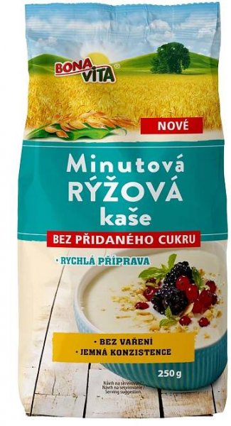 Bonavita Minutová rýžová kaše 250 g od 23 Kč - Heureka.cz
