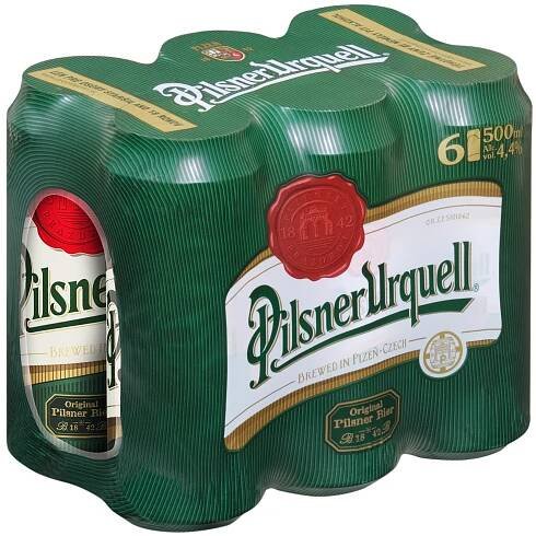 Pilsner Urquell Pivo ležák světlý 6x0,5l