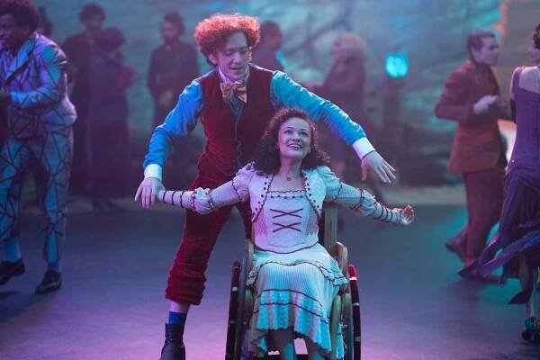 'Wicked' actor Marissa Bode fell backward in her wheelchair while filming 'Dancing Through Life'