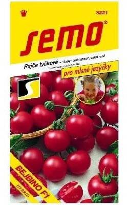 Semo Rajče tyčkové baby koktejlové velmi rané Bejbino F1 hybrid