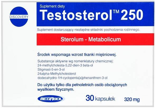 Megabol Testosterol 250 30 cps. od 92 Kč
