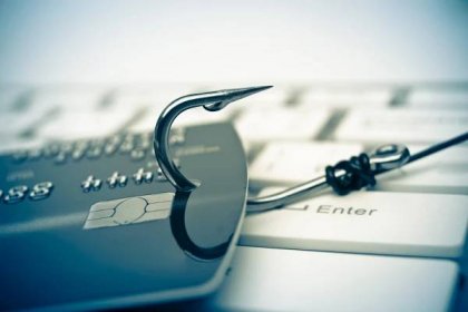 Útok typu phishing kreditních karet — Stock obrázek