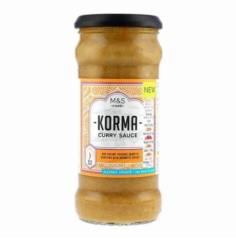 Mírně pálivá krémová kari omáčka s kokosem a jogurtem