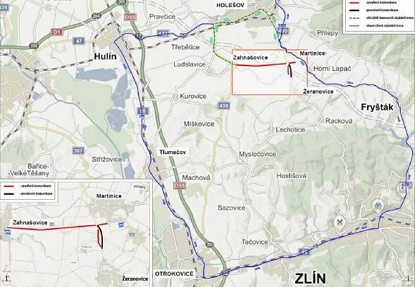 Stavba D49 pokročila, začne budování "křečkochodů". Od úterý začne přes rok trvající omezení - Zdopravy.cz