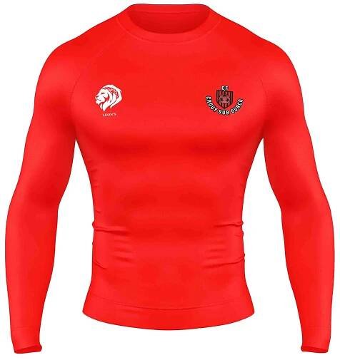 Sous maillot Classic rouge CF Crouy sur Ourcq
