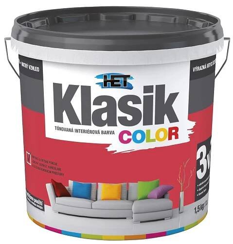 HET Klasik COLOR Tónovaná interiérová farba KC 0847 červená brusnicová, 1,5 kg nakúpiť v OBI
