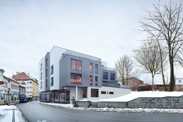 Polyfunkční dům Hlinsko - Architektonická Kancelář Křivka
