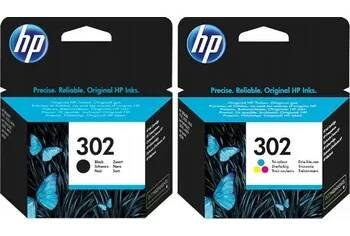 Sada inkoustů Hp 302 X4D37AE Black+Color ORIGINÁL ČERNÁ BARVA