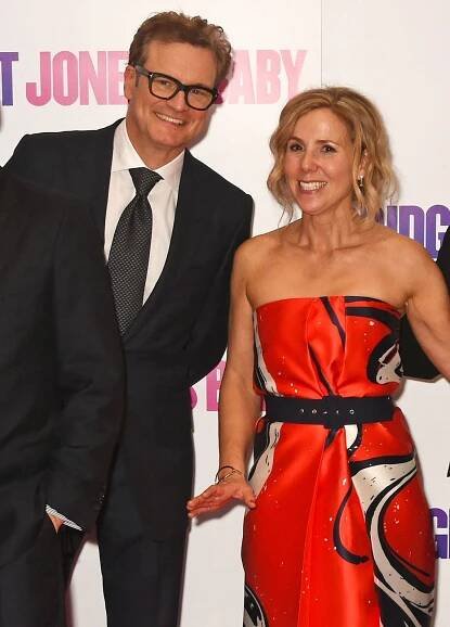 Colin Firth and Sally Phillips attend the World Premiere of 
