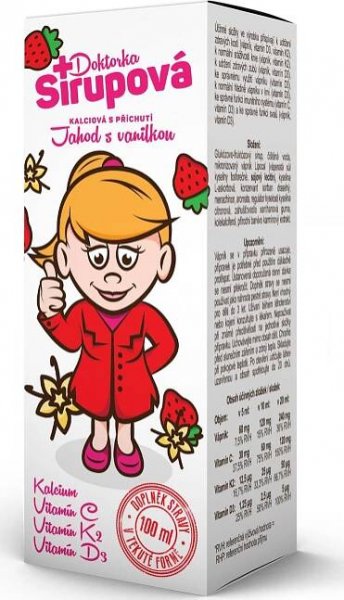 Doktorka Sirupová Kalciový sirup jahody/vanilka 100 ml od 169 Kč