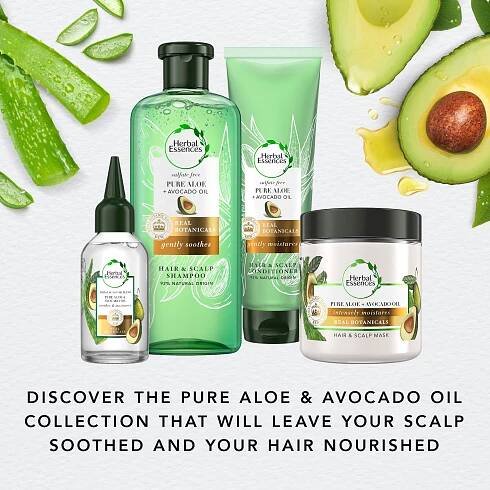 Herbal Essences Balzám Bez Sulfátů, Aloe + Avokádový Olej 275 ml