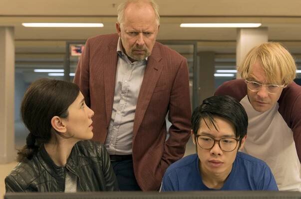 Místo činu - Borowski und das dunkle Netz - Z filmu - Sibel Kekilli, Axel Milberg, Yung Ngo, Mirco Kreibich