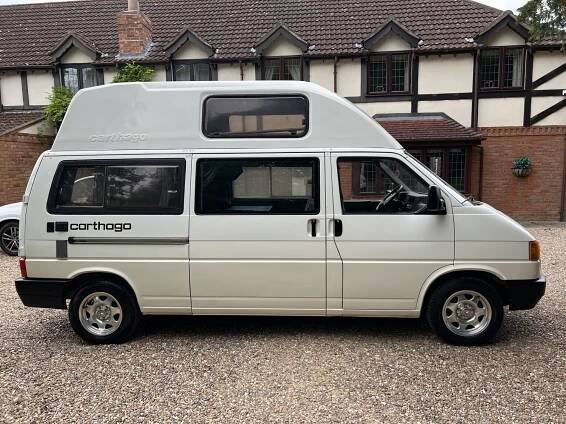 VW Transporter T4 Rare Carthago Camper Van 4 Berth LHD Left Hand Drive 1991 | Dragonville Leisure Lincolnshire Camper Vans