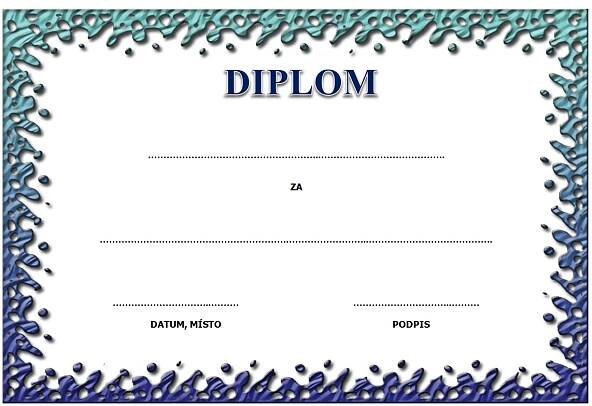 Diplomy, pamětní listy a certifikáty pro děti ke stažení a vytisknutí ...
