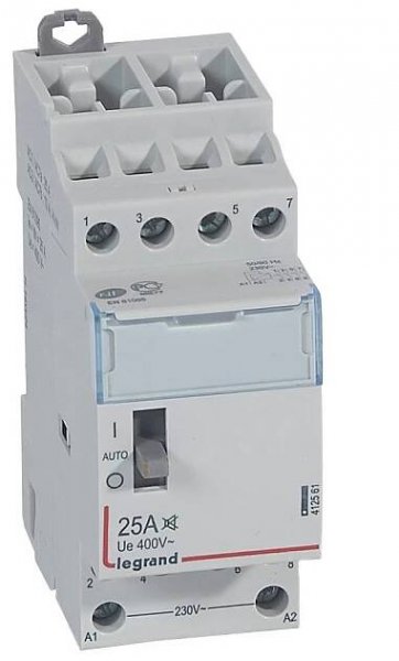 412561 STYKAČ 25A 4NO CÍV 230V TICHÝ