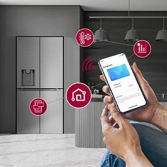 Americká lednice LG GML860PYFE