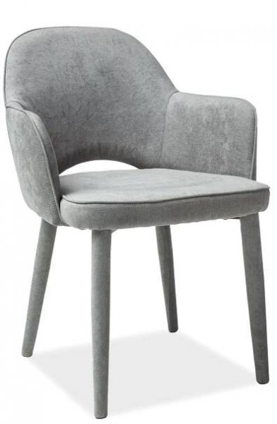 Jídelní čalouněná židle ROBIN šedá
