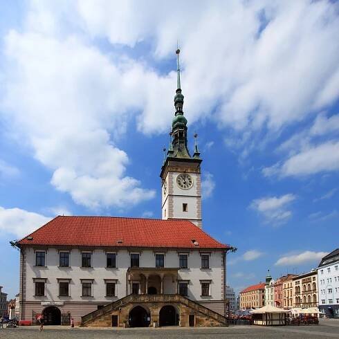 Olomouc Horní náměstí s radnicí