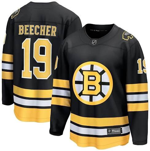  Boston Bruins Fanatics Home Breakaway Custom Jersey - Black