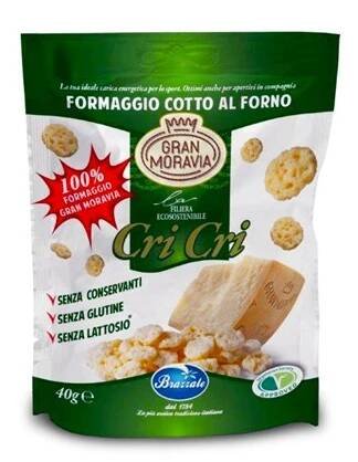GRAN MORAVIA Cri Cri chlaz. 40 g - Italské tvrdé sýry, Tvrdé sýry, Sýry, tvarohy, Mléčné výrobky, vejce, tuky a výrobky