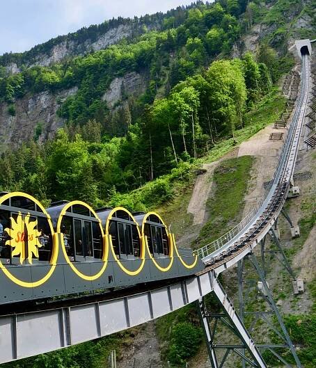 Standseilbahn Sommer