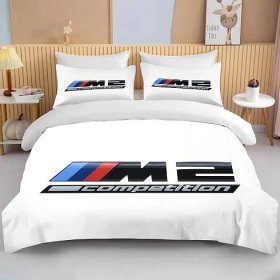 BMW M2 M3 M5 logo motorsport - sada povlečení na jedno lůžko - Bytový textil