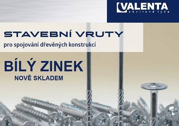 Závitové tyče ValentaZT s.r.o. - Velkoobchod spojovací materiál