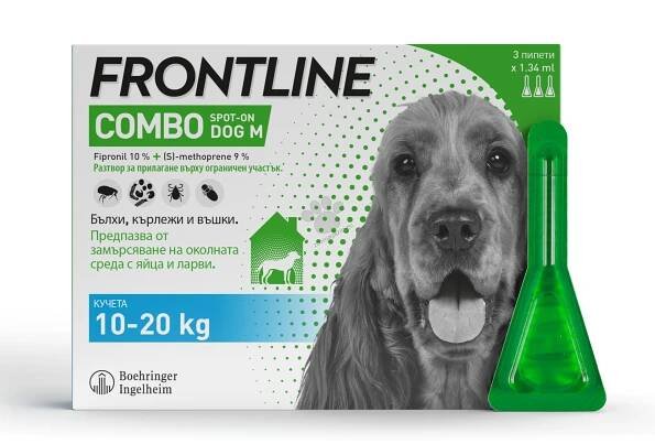 Frontline Combo spot-on pro psy M 3x 1,34 ml