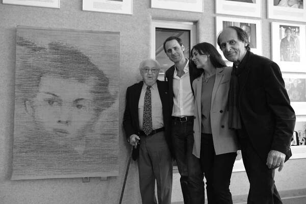Holocaust survivor Murray Kohn, David Kunac, Bärbel Jacks and Manfred Bockelmann
