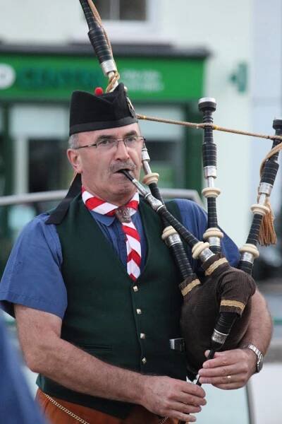 Pat Murphy - Group Leader and Pipe Major