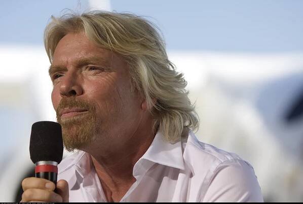 Richard Branson Takes the Stage