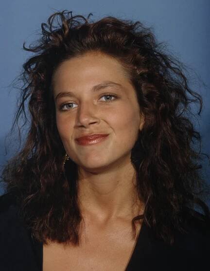 Justine Bateman backstage at the Emmy Awards Show, September 20, 1987 in Pasadena, California.