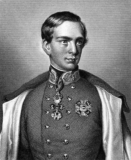 františek josef i. rakouský - franz joseph i of austria stock ilustrace