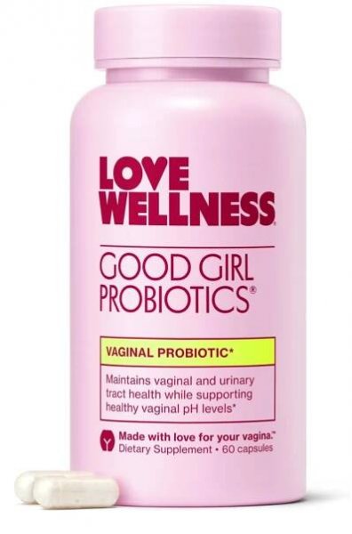 A bottle of vaginal probiotcs