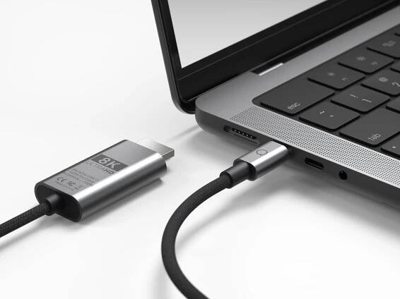 LINQ 8K/60Hz USB-C to HDMI Pro Cable 2m - Space Grey