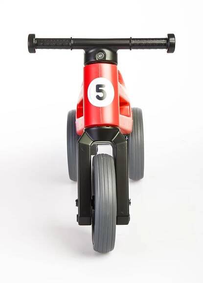 Odrážedlo červené FUNNY WHEELS 2v1 výška sedadla nastavitelná 28/31cm | DetskyEshop.cz