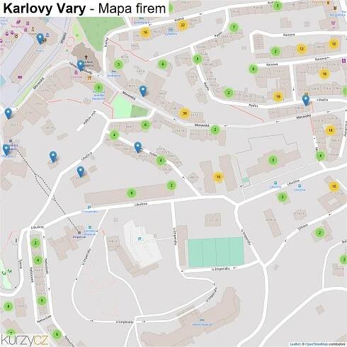 Karlovy Vary - mapy | Kurzy.cz