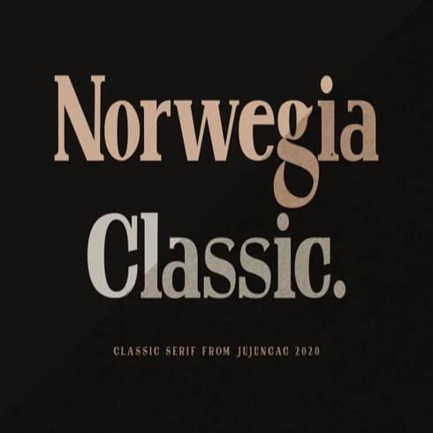 Norwegia Classic Fonts main cover.