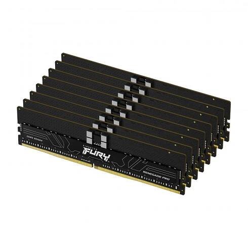 BAZAR KINGSTON DIMM DDR5 256GB (Kit of 8) 6400MT/s CL32 ECC 2Rx8 FURY Renegade Pro EXPO (ROZBALENO, PLNÁ ZÁRUKA)