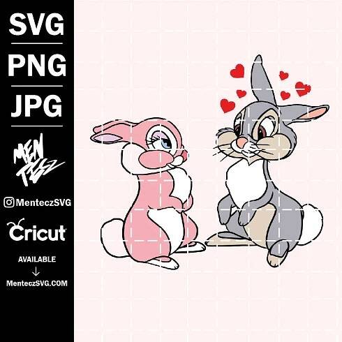 thumper bambi svg, Miss bunny svg. Bambi svg, Flor Bambi svg, Faline s