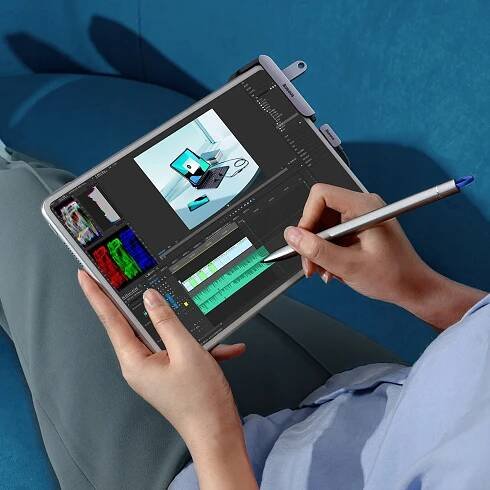 Univerzální USB HUB pro tablet / smartphone 6v1 USB-C Baseus PadJoy - tmavý - Allegro