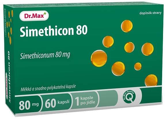 Dr.Max Simethicon 80 kapslí 60 od 169 Kč - Heureka.cz