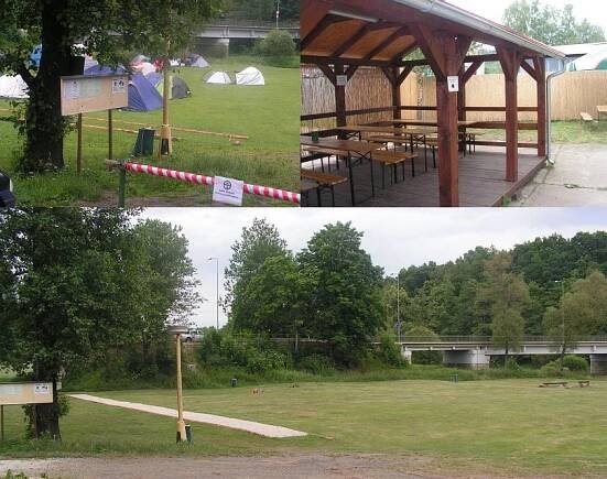 Kempy u přehrady Jesenice