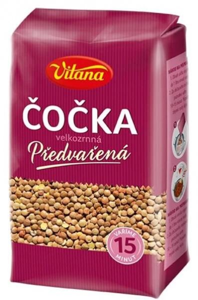 Vitana Předvařená čočka velkozrnná