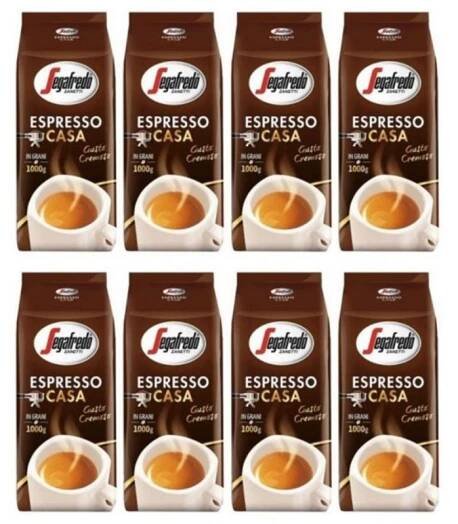 Segafredo Espresso Casa zrnková káva 8x1kg