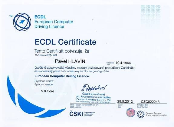 Počítačové kurzy a zkoušky ECDL