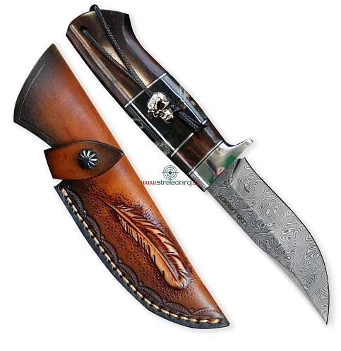 nůž lovecký Dellinger Waldmann Full Damascus Nr.12