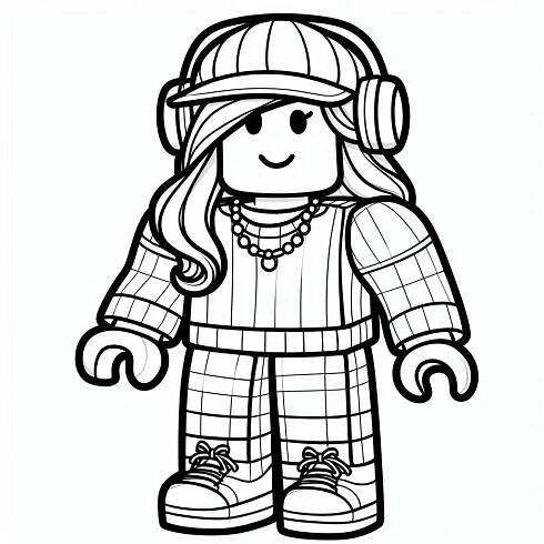 Omalovánka Roblox 64