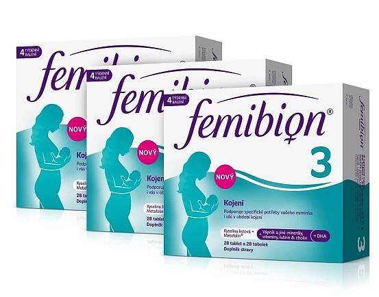FEMIBION 3 balení 2+1 ZDARMA